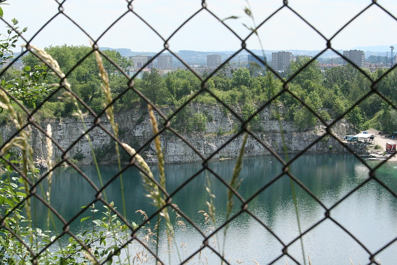 Obraz 128.jpg - Zakrzówek - zalany kamieniołom, który obecnie przekształcił się w malownicze jeziorko